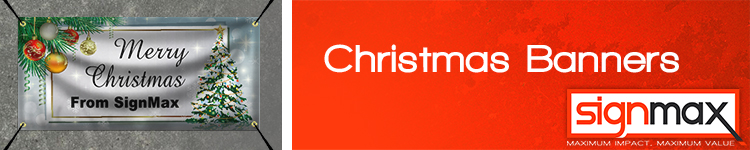 Custom Christmas Banners from Signmax.com